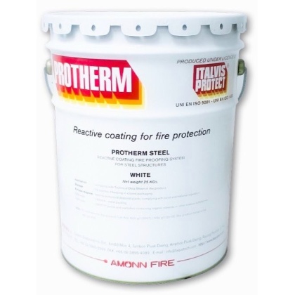 PROTHERM STEEL สีกันไฟ สูตรน้ำมัน